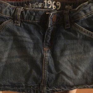 Gap mini denim skirt 3T